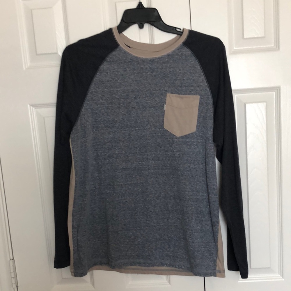 Levi’s color block long sleeve shirt, size Large